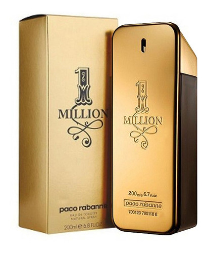 Imagen 6 de 6 de Paco Rabanne 1 Million Tradicional EDT 200 ml para hombre