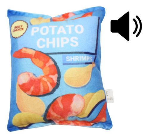 Brinquedo Chips C/ Apito Pet