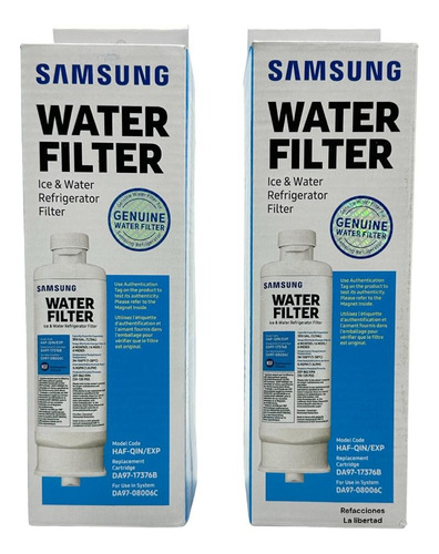 Kit 2 Filtros Agua Refrigerador Samsung Da97-17376b