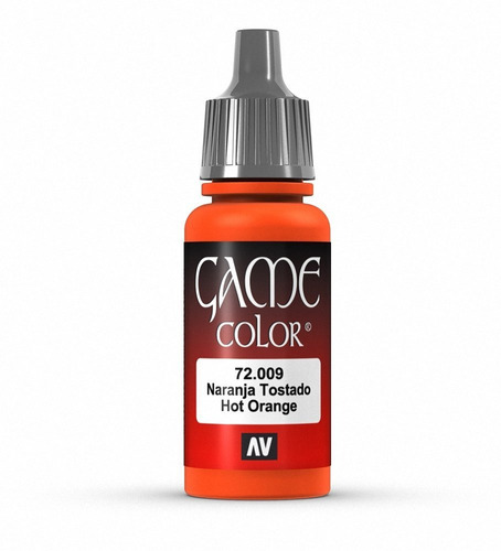 Vallejo Game Color Pintura Naranja Caliente 0.6 Fl Oz