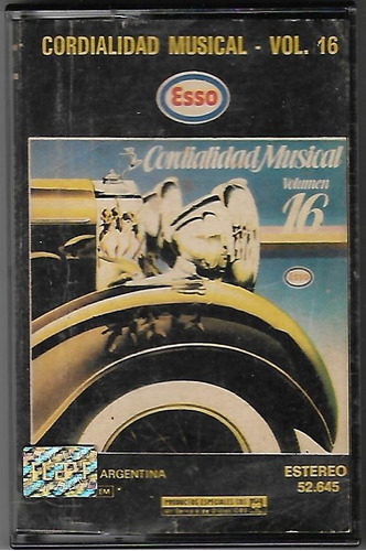 Cordialidad Musical Vol. 16 Cassette Sandro Julio Sosa