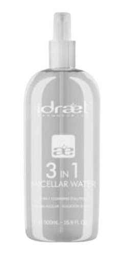 Desmaquillante Agua Micelar 3 En 1 Limpieza X500ml Idraet