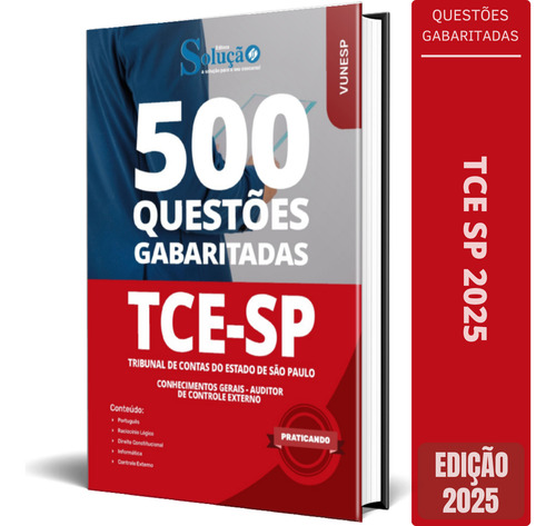 Caderno De Testes Tce Sp - Auditor De Controle Externo