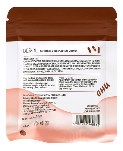 Lápiz Labial Efectivo Matte Set, Lápiz Labial Mate Star Ca