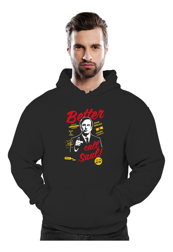 Poleron Estampado Breaking Bad Saul Call Abogado Buen Hombre  