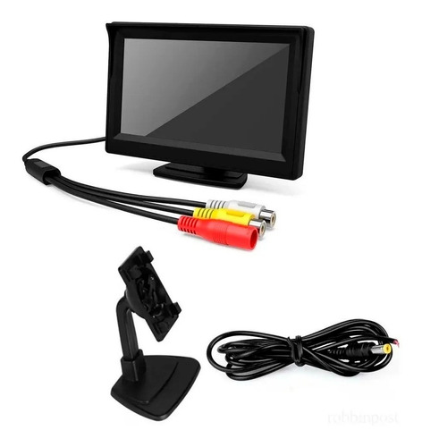 Pantalla Monitor Con Ventosa Parabrisas Para Camara Reversa