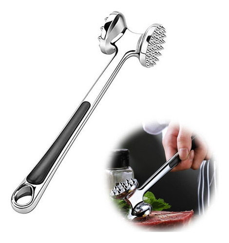 N Martillo Ablandador De Carne Manual Mazo Para Carnes Cerdo