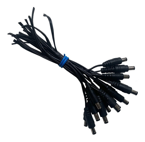 10 Cabos Rabicho Plug P4 Macho Cftv Led Alarmes Câmeras