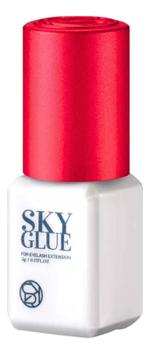 Pegamento Sky Glue Tapa Roja Pestañas Mink 1x1 Full Color Rojo