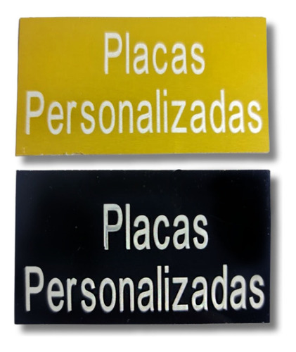 Placas Personalizadas En Laser Para Trofeo 