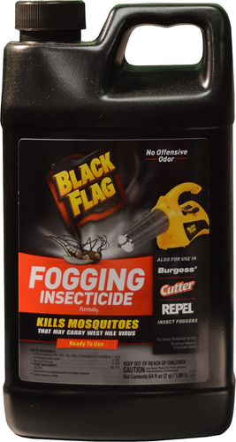 Black Flag 190256 Insecticida De Niebla De 64 Onzas, 64 Onza
