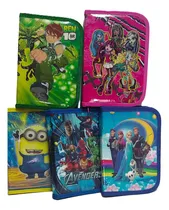 Comprar Cartuchera  Varios Dibujos Completa Varios Con Dibujos