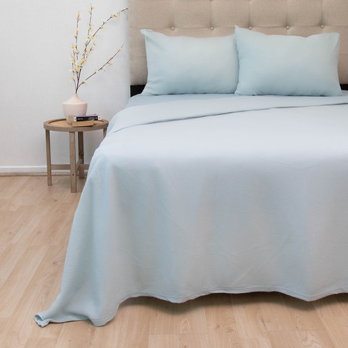 Sábanas Polar Térmicas Azul Composé King Doral