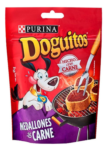 Doguitos Snacks Medallones De Carne 65g