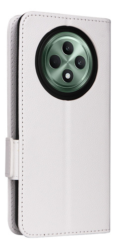 Funda Para Oppo Reno 12f 5g F27 5g Funda De Piel Con Cierre Magnético Con Tarjetero, Función Atril, Protección Total