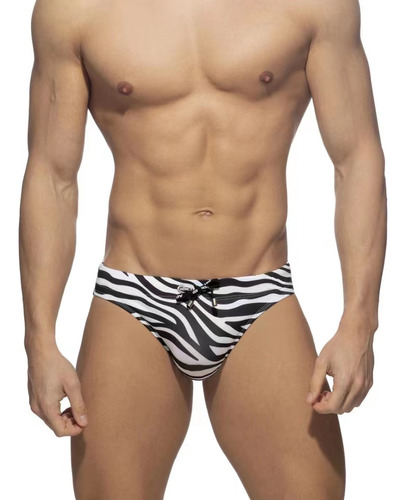 Bañador Sexy A Rayas Para Hombre Ropa De Playa Gay De Cint