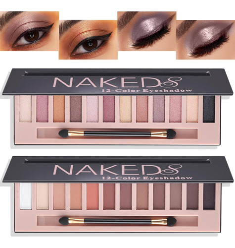 Lzylls Paleta De Sombras De Ojos Mate De 12 Sombras, Paleta 