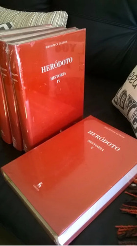 Heródoto Historia Biblioteca Clasica Gredos X 5 Tomos