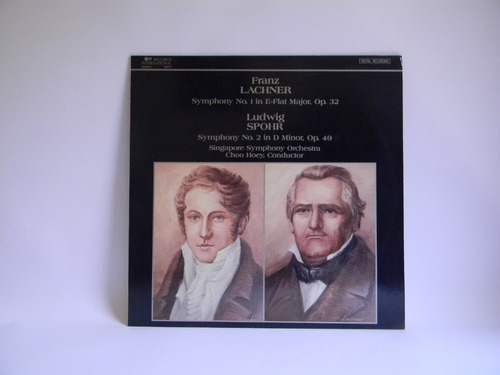 Franz Lachner Ludwig Spohr Symphony N. 1 N. 2 Vinilo Lp