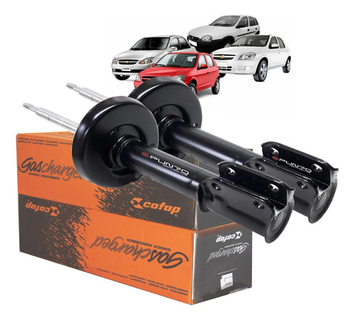 Kit 2 Amortiguadores Chevrolet Corsa Celta Fun 1.4 / 1.6 8v