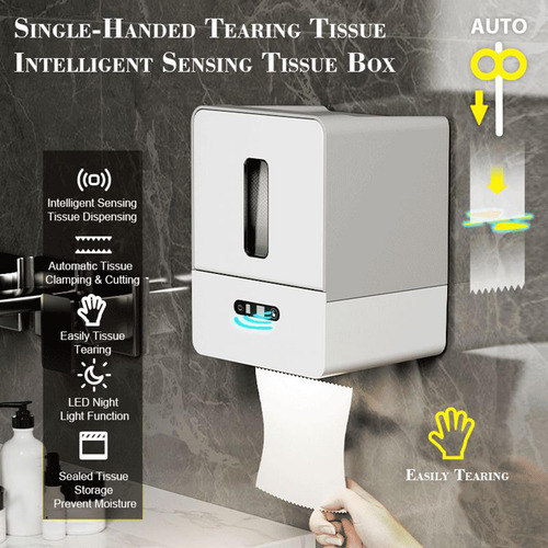 Soporte De Papel Higiénico Eléctrico, Estante De Gris