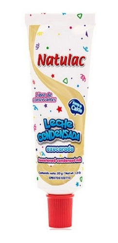 Leche Condensada Azucarada Tubito 50 Grs Natulac