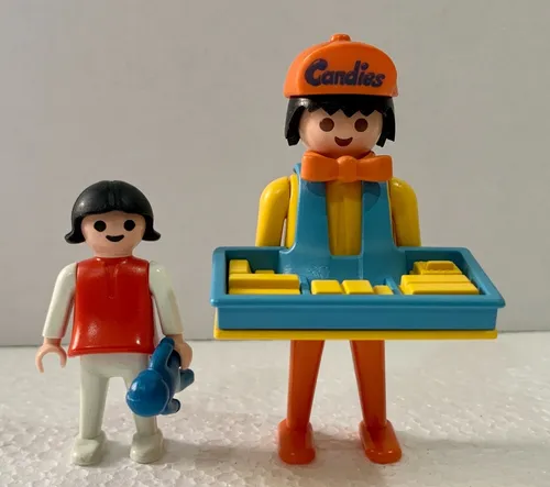 Playmobil 3307 Vendedor De Dulces De Los 80 s Para Juegos