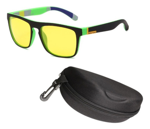 Gafas Para Manejar De Noche Anti Deslumbro M: Green Gscii