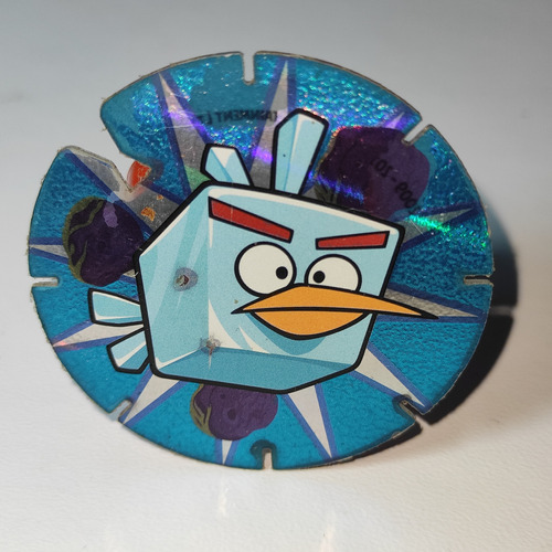 Vuela Tazos Angry Birds Space #37 Ultraprismatic Wrinkle