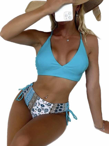 Bikini Traje De Baño Semi Alto S M L Xl 2xl