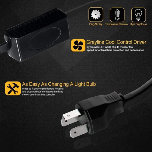 Imagen 6 de 6 de Led H4 6000k Luz Blanca