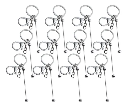 Llaveros Y Accesorios Con Cuentas Diy De 12 Piezas