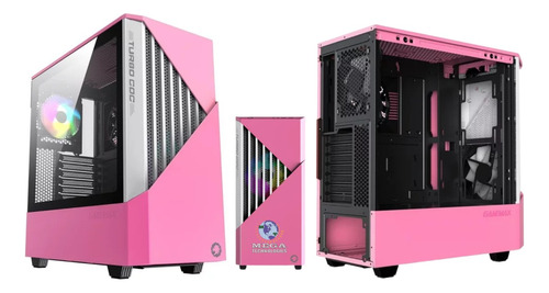 Case Gamemax Contac Coc Wp White/pink Nuevos Con Garantía
