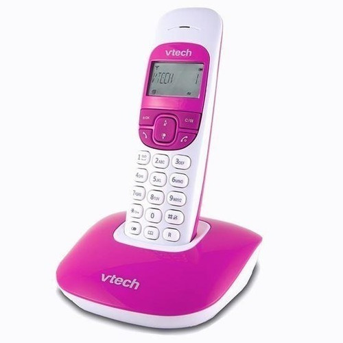 Inalámbrico Vtech Blanco Con Detalles Púrpura Dect 6.0 Euro