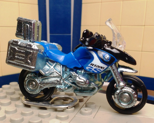 Priviet Motocicleta Bmw R1200 Gs Azul Matchbox Hw