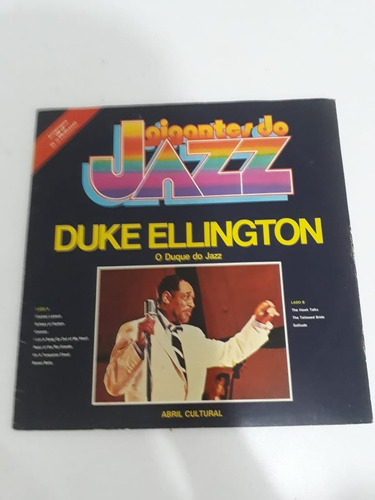 Disco De Vinil Lp Gigantes Do Jazz Duke Ellington Antigo !!!