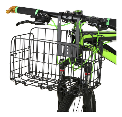 Cesta Plegable De Alambre De Acero Desmontable Para Manillar