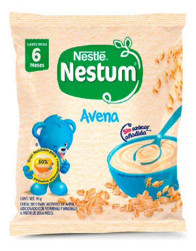 Nestum Avena 6 Meses Sobre 90 G