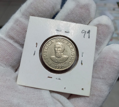 Paraguai 1990 100 Guaranis, Disco Grosso, Fc, Raro Estado!