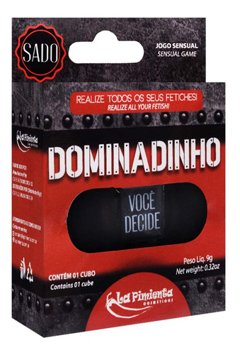 Imagem 5 de 5 de Jogo De Dados Sado Dominadinho