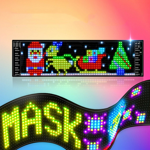Letrero Led Flexible Programable Para Tienda Y Hotel