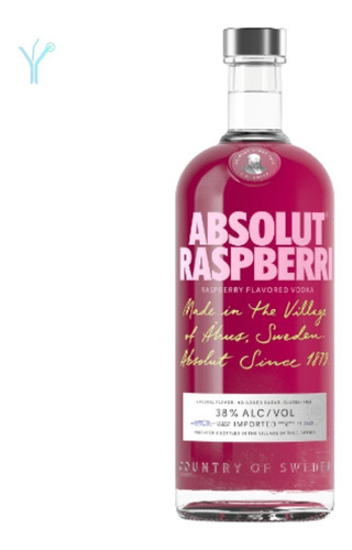 Vodka Absolut Raspberri (framboesa) 1 Litro Com Frete Grátis