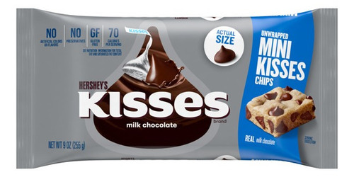 Hershey´s Chispas De Chocolate Mini Kisses 255grs.