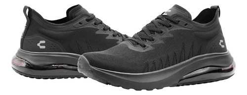 Tenis Charly® Con Válvula Para Hombre Running Color Negro