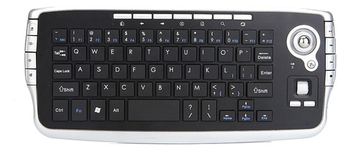 Teclado Inalámbrico Con Trackball, Teclado Multimedia De 2,4