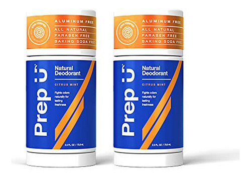 Prep T | Aluminio-libre Desodorante Natural Para Niños, Adol