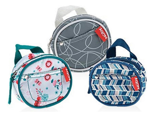 Nuby Pacifier Combo De Paci-pouch Higiénico Para Viajes, Con