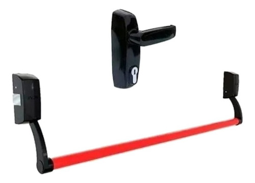 Imagen 1 de 10 de Barral Antipánico Jaque Puerta Hoja Simple Llave Manija Gtia