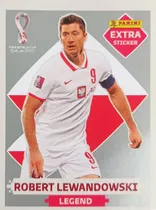 Comprar Figurita Robert Lewandowski Extra Sticker Legend Qatar 2022
