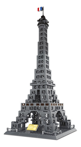 Partícula Pequeña Compatible Con La Torre Eiffel Francesa De